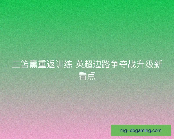三笘薰重返训练 英超边路争夺战升级新看点
